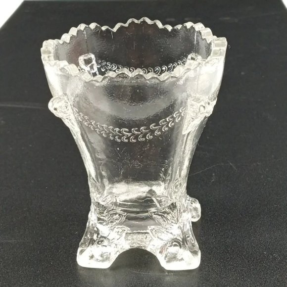 Degenhart Glass Colonial Drape Trinket Paperweight Toothpick Vtg - Picture 1 of 6